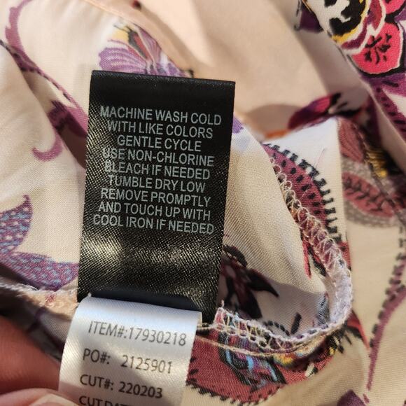 Torrid Womens Pink Floral Satin Bow Tie Front Halter Top Size 4X Flowy Romantic - Picture 7 of 11